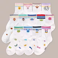 【ONEDER 旺達棉品】迪士尼.皮克斯趣味系列中筒襪 長襪 台灣製棉襪女襪- 小熊維尼 WP-A316