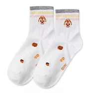 【ONEDER 旺達棉品】迪士尼.皮克斯趣味系列中筒襪 長襪 台灣製棉襪女襪- 蒂蒂 CD-A313