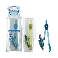 【COX 三燕】鉛筆型 安全 圓規 顏色隨機 /支 D-800