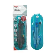 【COX 三燕】按壓式 安全針 0.5mm 圓規 顏色隨機 /支 D-950