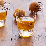 【日本田島硝子】日本製富士山雕花威士忌杯-櫻花