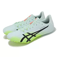 Asics 田徑釘鞋 Hypersprint 8 男鞋 藍 綠 黑 可換釘 短跑 田徑 運動鞋 亞瑟士 1093A197400 26cm SOOTHING SEA/BLACK