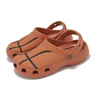 Crocs 洞洞鞋 Classic Basketball K 中童 磚紅 籃球 克駱格 小朋友 休閒鞋 卡駱馳 210156805 19.5cm SIENNA