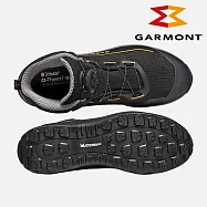 Garmont 男款 GTX BOA 旋鈕中筒登山鞋 Trace MID 002908 (S12002)|米其林大底 GoreTex 防水透氣 雪鞋 高山健行 UK9.5 黑-橘