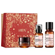 【HBN】早C晚A水乳咖啡因眼霜禮盒組(特證版發光水+雙A乳+眼霜)
