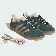 adidas 休閒鞋 Gazelle Indoor 男鞋 女鞋 綠 棕 復古 德訓鞋 愛迪達 JH5402 29.5cm GREEN/BROWN