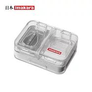 【日本Imakara】多功能磨藥切藥器/分格收納藥盒- 灰