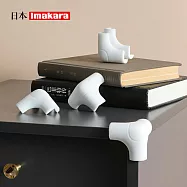 【日本Imakara】桌角用矽膠防撞角防護墊(4個/盒)-3盒組