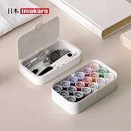 【日本Imakara】雙層針線盒/縫紉工具收納盒(附蓋)