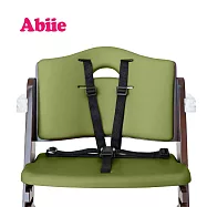 Abiie Beyond Junior TYK成長型高腳餐椅(胡桃色)+椅墊 (橄欖綠)