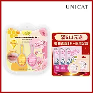 【UNICAT 變臉貓】粉嫩護唇蜜(蜂蜜+玫瑰)4g*2入