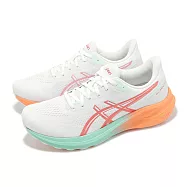Asics 慢跑鞋 GT-1000 13 男鞋 白 橘 紅 支撐 回彈 運動鞋 亞瑟士 1011B858101 27.5cm WHITE/CORAL REEF