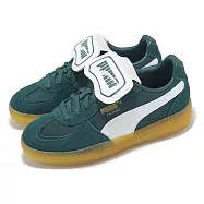 Puma 休閒鞋 Palermo Moda Tongue Wns 女鞋 綠 白 膠底 麂皮 翻鞋舌 德訓鞋 40167901 24cm GREEN/WHITE