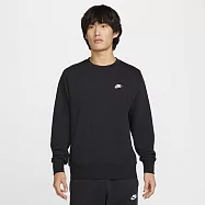 NIKE AS M NK CLUB FT CREW 男圓領套頭衫-FN3889010 L 黑色
