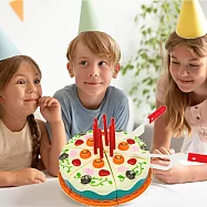 【Party World】生日快樂水果蛋糕切切樂 家家酒 親子遊戲 教學教具