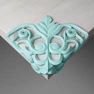 渦卷紋護角 防撞桌角 (薄荷藍)