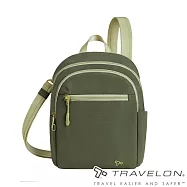 【Travelon 美國防盜包】Voyages防盜斜背包/斜肩包/側肩包/TL-43670 綠
