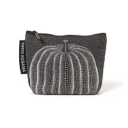 草間彌生 黑南瓜 化妝包 大 Pouches Yayoi Kusama, Black Pumpkin
