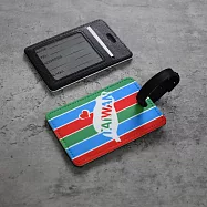 《桐鹿》茄芷風格 皮革行李吊牌/證件套_ 愛台灣