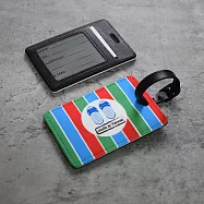 《桐鹿》茄芷風格 皮革行李吊牌/證件套_ 藍白拖