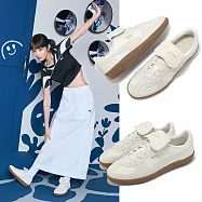 Puma 休閒鞋 Palermo Premium 男鞋 女鞋 米白 粉 麂皮 翻鞋舌 焦糖底 德訓鞋 王淨同款 40174401 26cm BEIGE/BROWN