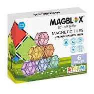 MAGBLOX&reg; 美學磁力片 六角形/ 共兩款封面隨機出貨 - 粉彩 (6pcs)
