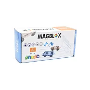 MAGBLOX&reg; 美學磁力片磁力車車 夏日 (2pcs) (杏桃橘/湖水藍)