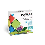 MAGBLOX&reg; 美學磁力片 繽紛五角形 6 pcs