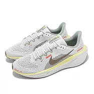 Nike 慢跑鞋 Air Zoom Pegasus 41 GS 大童 女鞋 白 棕 黃 小飛馬 運動鞋 HV6006-121 20cm WHITE/BROWN