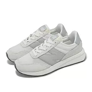 New Balance NB 休閒鞋 370 中童 寬楦 灰 米白 麂皮 網布 拼接 小朋友 運動鞋 NB PH370AA-W 19cm WHITE/GREY
