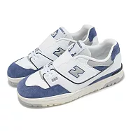 New Balance NB 休閒鞋 550 中童 白 灰 藍 緩衝 復古 小朋友 運動鞋 NB PHB550BD-M 20cm WHITE/NAVY
