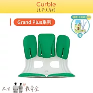 韓國CurbleGrand Plus 護脊美學椅_加大升級更有感 綠色