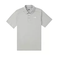 The North Face U S/S COTTON POLO - AP 男女短袖POLO-NF0A8EY7A0M S 灰色