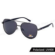【SUNS】飛行員偏光墨鏡 新潮流Polarized駕駛墨鏡 男女適用 超輕僅20g 防眩光 抗UV400 S943 槍框灰片
