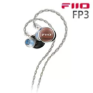 FIIO FP3 平板振膜CIEM可換線原木耳機-黑胡桃木