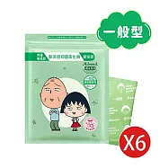 Mdmmd. 明洞國際X櫻桃小丸子聯名衛生棉 櫻花蜜桃香 - 一般型 24.5cm (6包組)