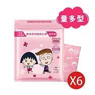 Mdmmd. 明洞國際X櫻桃小丸子聯名衛生棉 櫻花蜜桃香_量多型28cm (6包組)