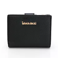 Roberto Mocali - 義大利諾貝兔凱莉經典系列 扣式短夾-共5色 黑色