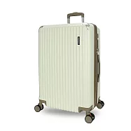 【DF travel】 均一價 24吋/28吋行李箱旅行箱 威尼斯Plus/愛丁堡/波士頓/佛羅倫薩/摩納哥/聖彼得系列 - 多款任選 佛羅倫薩24吋-白色