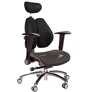 GXG 高雙背工學 電腦椅(鋁腳/摺疊升降扶手) TW-3076 LUA1