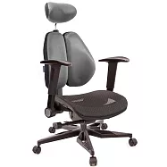 GXG 高雙背工學 電腦椅(電競腳/摺疊升降扶手) TW-3076 KGA1