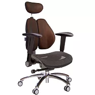 GXG 高雙背工學 電腦椅(鋁腳/摺疊滑面扶手) TW-3076 LUA1J