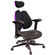 GXG 高雙背工學 電腦椅(電競腳/4D弧面摺疊手) TW-3076 KGA1D