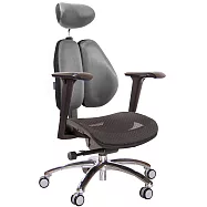 GXG 高雙背工學 電腦椅(鋁腳/4D升降扶手) TW-3076 LUA3