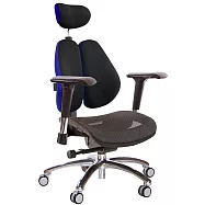 GXG 高雙背工學 電腦椅(鋁腳/4D金屬扶手) TW-3076 LUA7