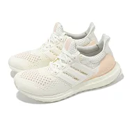 adidas 慢跑鞋 Ultraboost 1.0 女鞋 米白 粉 BOOST 緩衝 馬牌輪胎大底 運動鞋 愛迪達 JQ2274 23.5cm BEIGE/PINK