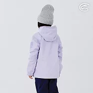 ADISI 童單件式防水防風透氣保暖外套(可拆帽) AJ2421053 (130-160)|刷毛 防潑水 防水外套 160 薰衣草紫