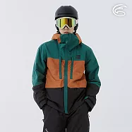 ADISI 男SMAWARM海洋溫控防水防風透氣雪衣 AJ2421092 (S-2XL)|滑雪外套 保暖外套 防潑水 防水透濕 蚵殼棉 海洋紗 L 翡翠綠/金黃橘/黑