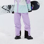 ADISI 女SMAWARM海洋溫控防水防風透氣雪褲 AP2421096 (XS-XL)|滑雪褲 保暖長褲 防潑水 防水透濕 蚵殼棉 海洋紗 L 薰衣草