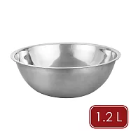 《Luigi Ferrero》歐洲 不鏽鋼打蛋盆 | 不鏽鋼攪拌盆 料理盆 洗滌盆 備料盆 - 1.2L - 1.2L